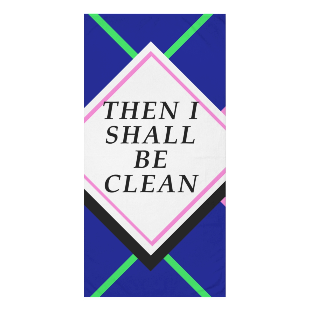 Then I Shall Be Clean Towels-Premium Towel product thumbnail image