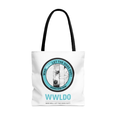 Who Will Let The Dogs Out Logo Tote Bag