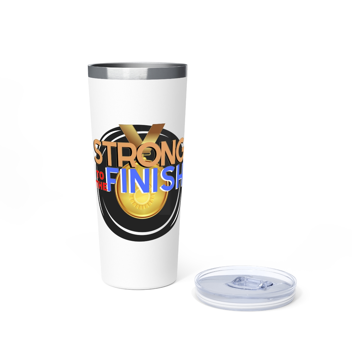 Strong To The Finish - Copper Vacuum Insulated Tumbler, 22oz product thumbnail image