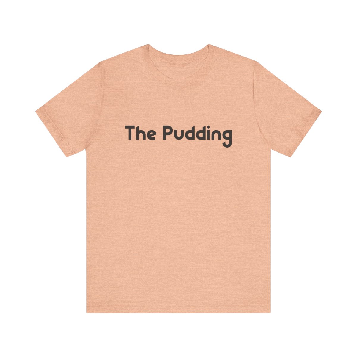 The Pudding Wordmark Logo Unisex Jersey Short Sleeve Tee (Light) product thumbnail image