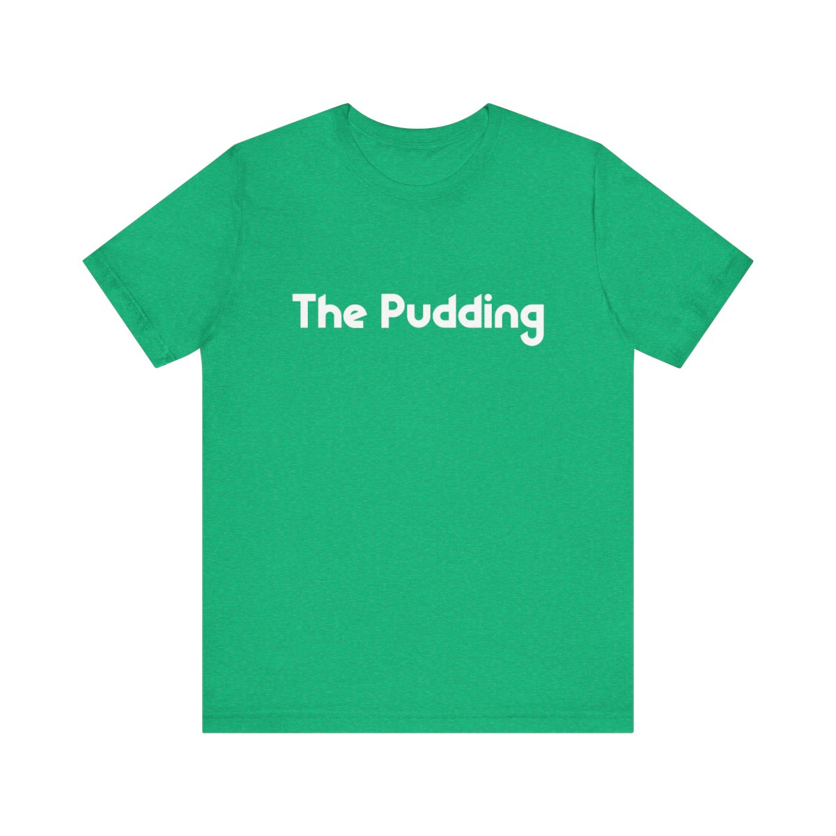 The Pudding Wordmark Logo Unisex Jersey Short Sleeve Tee (Dark) product thumbnail image