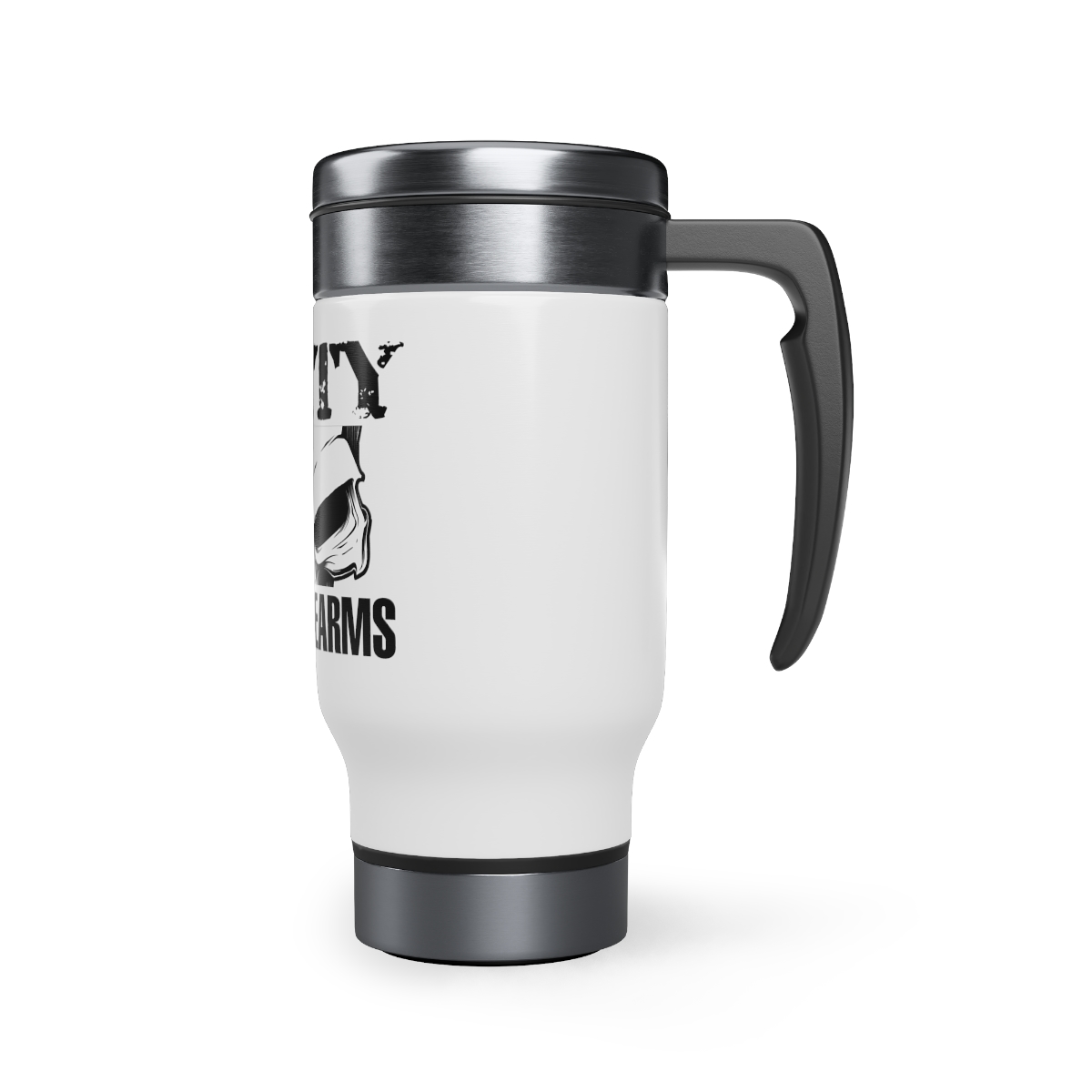 Stainless Steel Dirty Looks Travel Mug with Handle, 14oz product thumbnail image