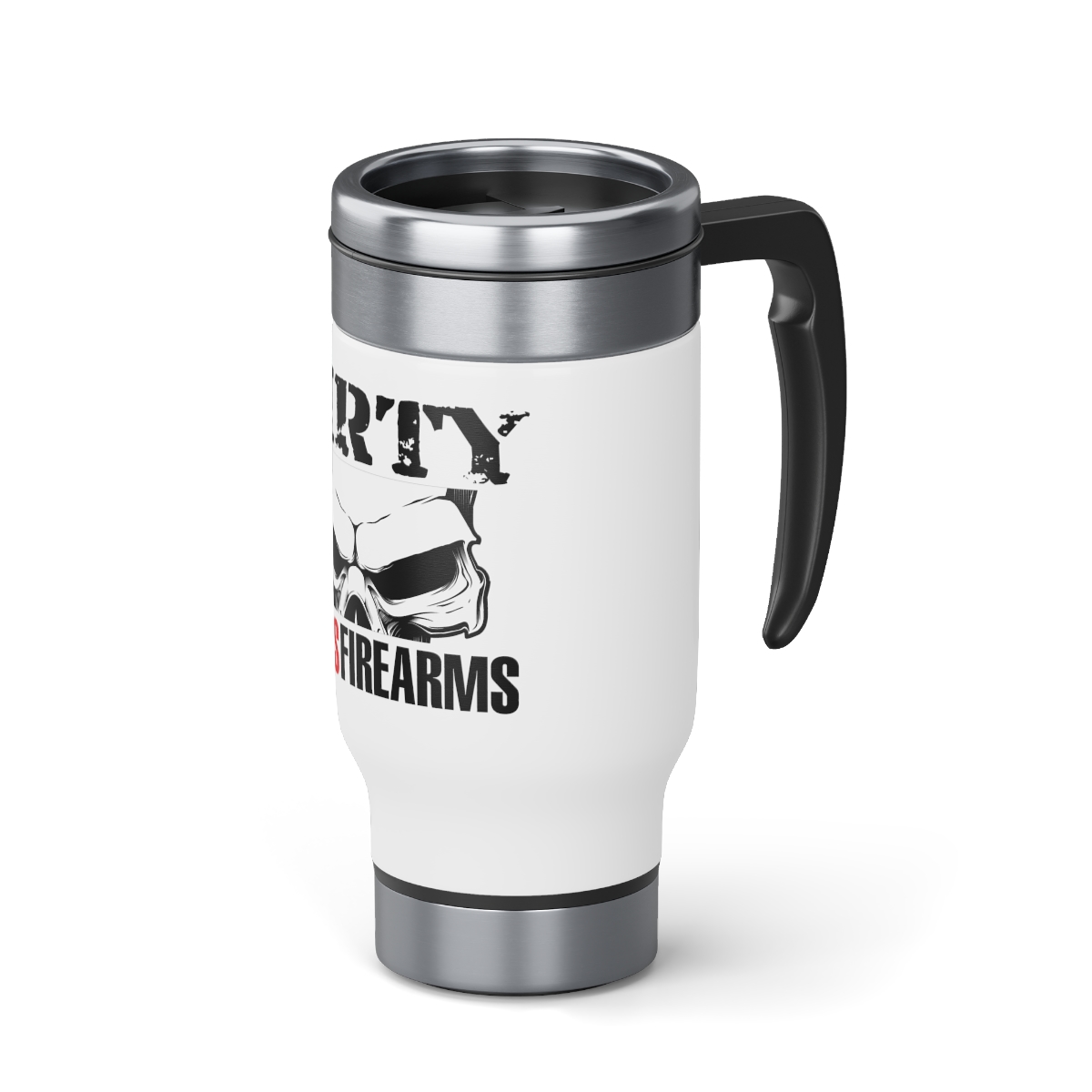 Stainless Steel Dirty Looks Travel Mug with Handle, 14oz product thumbnail image