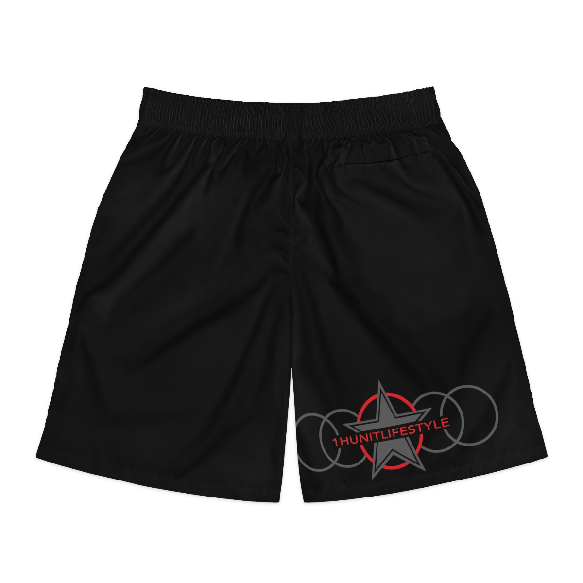 Black 1Hunit Men's Jogger Shorts (AOP) product thumbnail image