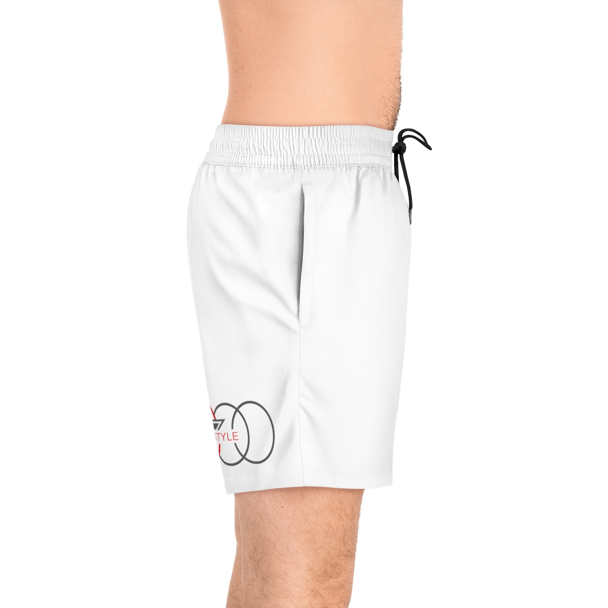1Hunit Men's Mid-Length Swim Shorts (AOP) product thumbnail image