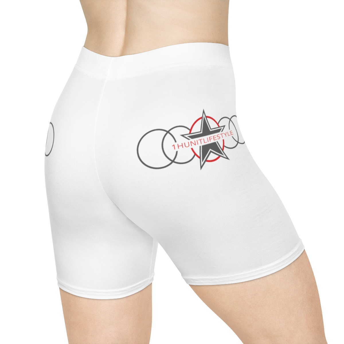 Women's Biker Shorts (white) product thumbnail image