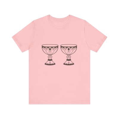 Grail Goblets Tee: Original Pink