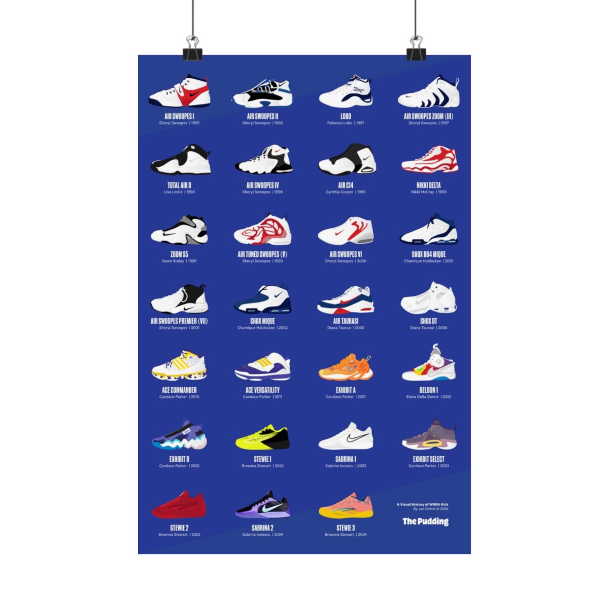 WNBA Kicks Poster product thumbnail image