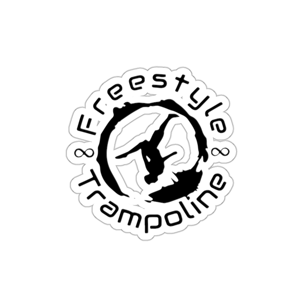 FREESTYLE TRAMPOLINE Die-Cut Stickers product thumbnail image