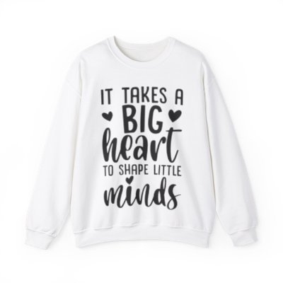 Big Heart Little Minds Teacher Sweatshirt