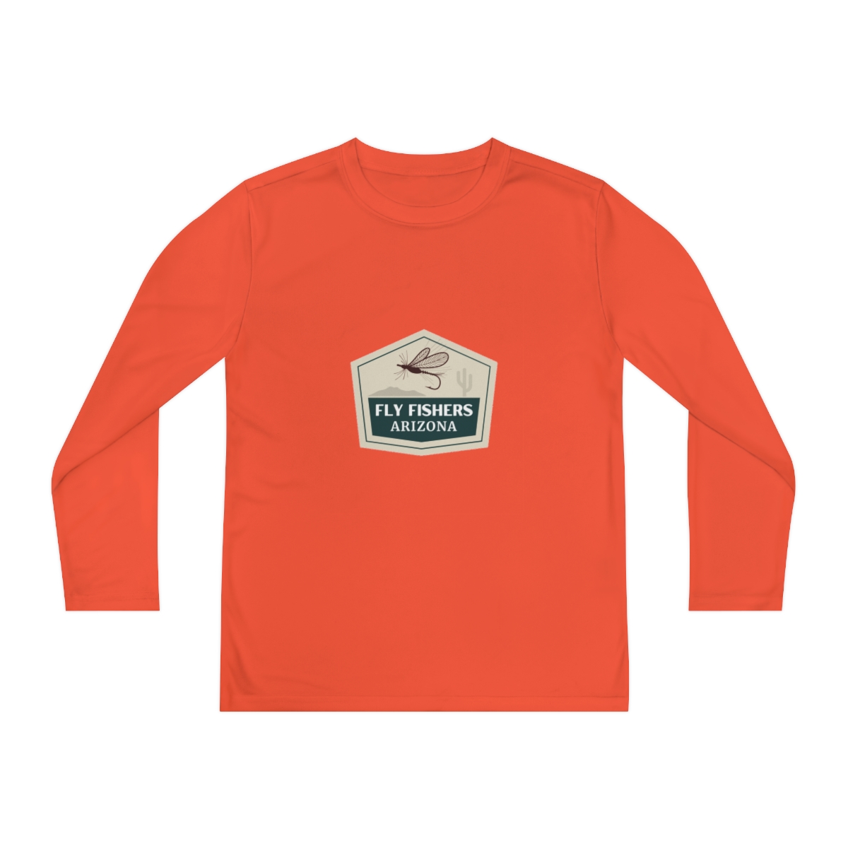 Fly Fishers Arizona Youth Long Sleeve Competitor Tee product main image