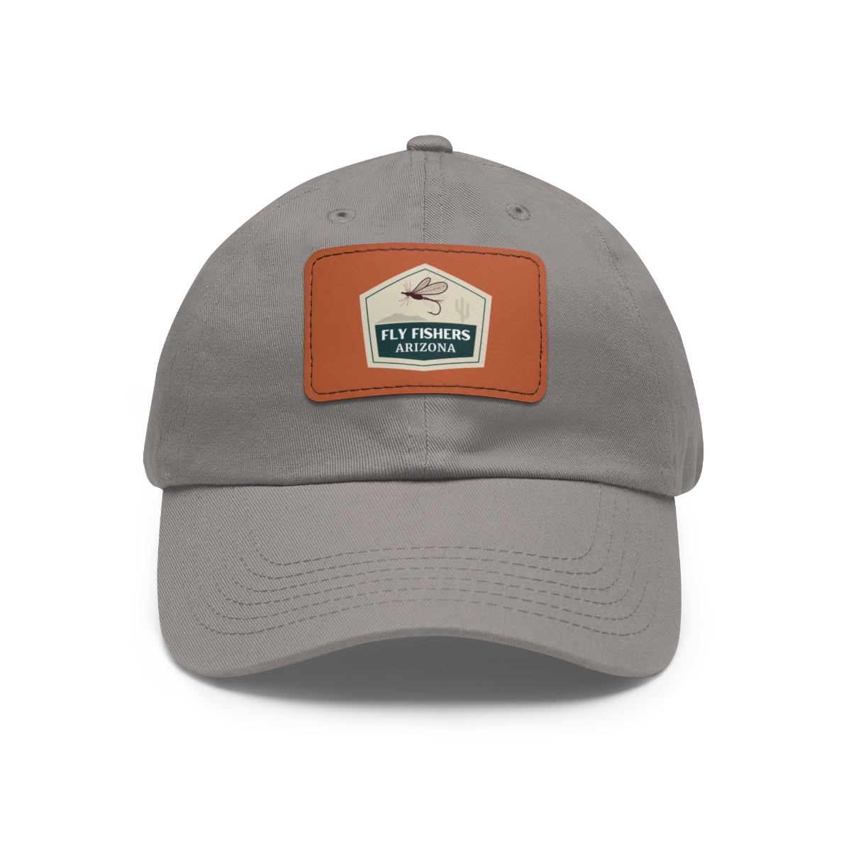 Fly Fishers Arizona Dad Hat with Leather Patch product thumbnail image