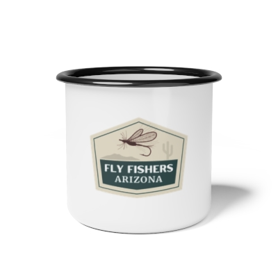 Fly Fishers Arizona Enamel Camp Cup
