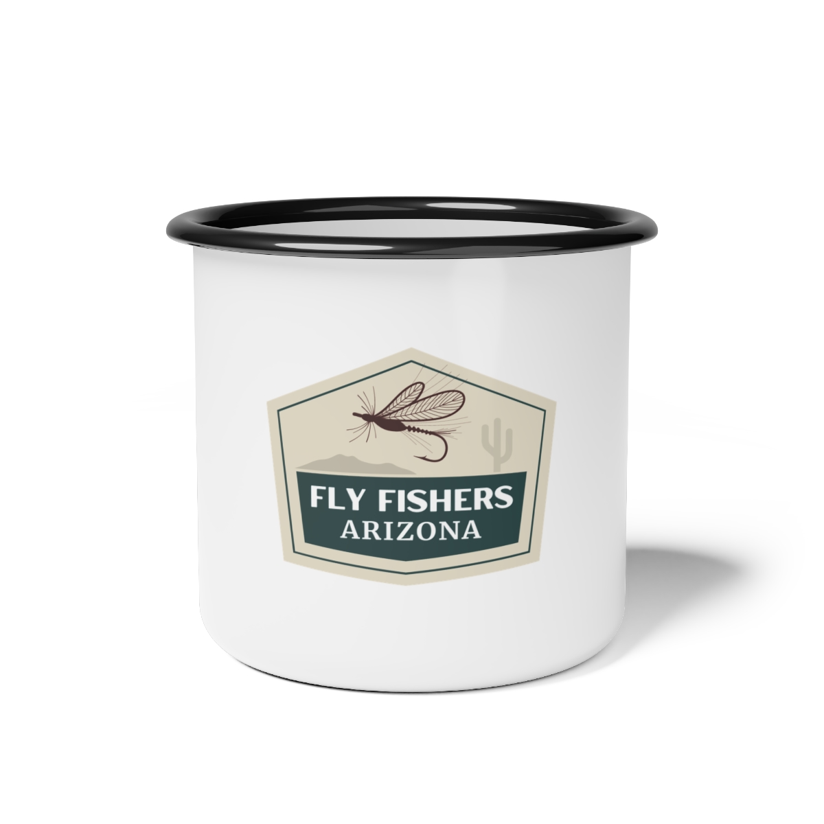 Fly Fishers Arizona Enamel Camp Cup product main image