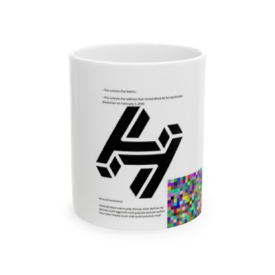 HandshakeNFT logo- Ceramic Mug 11oz
