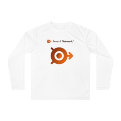 Inner I Network logo, Handshake Camo Hands Emoji logo, HandshakeNFT logo - Unisex Performance Long Sleeve Shirt