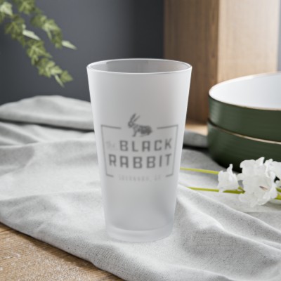 BR Square Logo16oz Frosted Pint Glass 