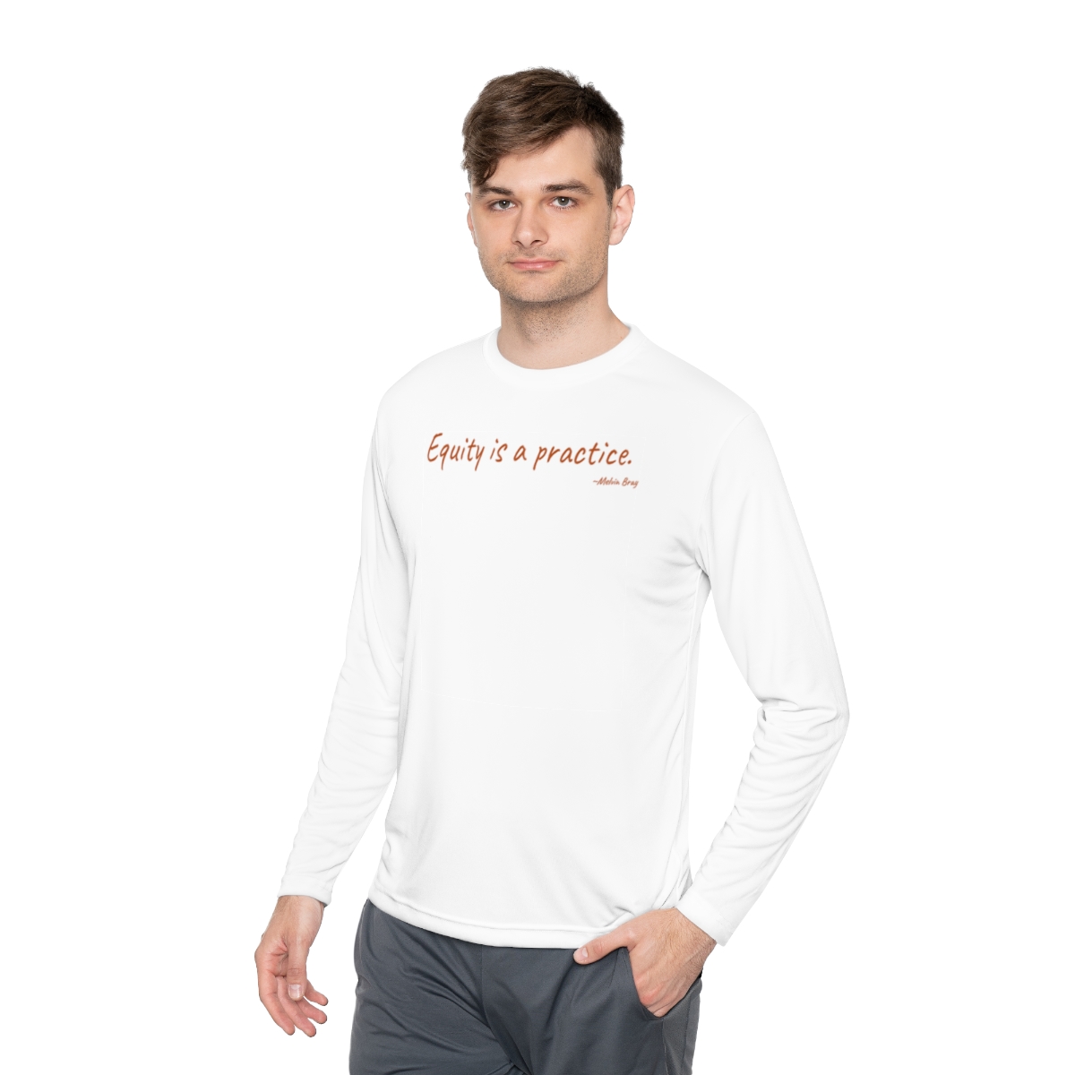 Equity is a Practice Unisex Lightweight Long Sleeve Tee product thumbnail image