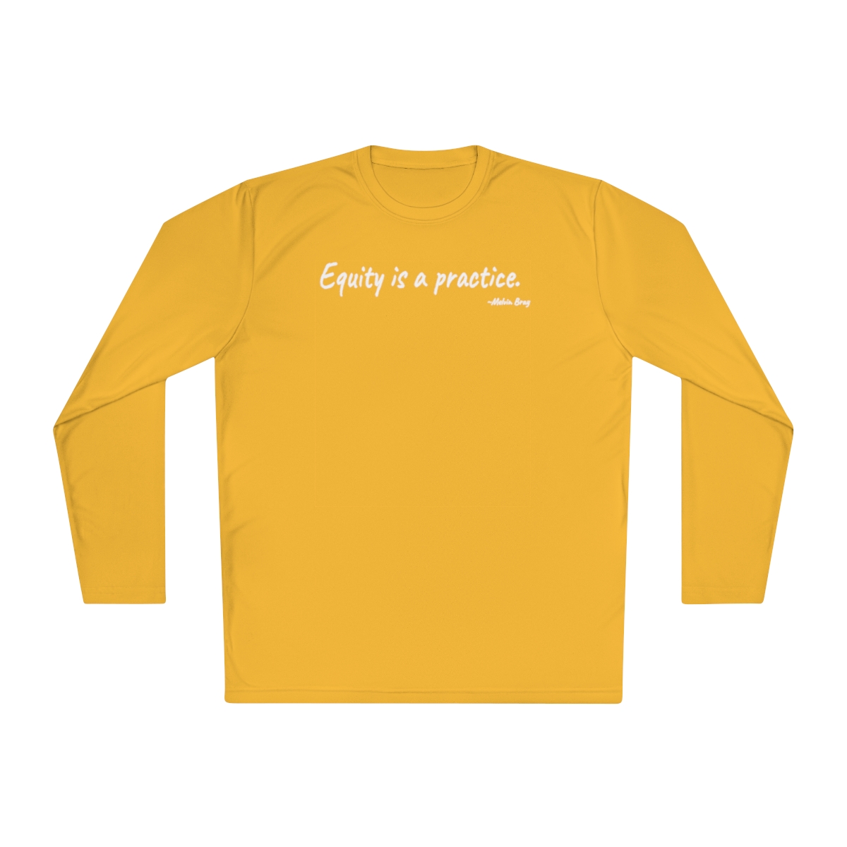 Equity is a Practice Unisex Lightweight Long Sleeve Tee (10 Colors) product thumbnail image