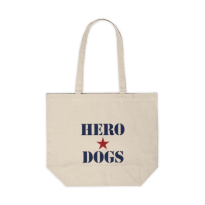 Hero Dogs Canvas Shopping Tote
