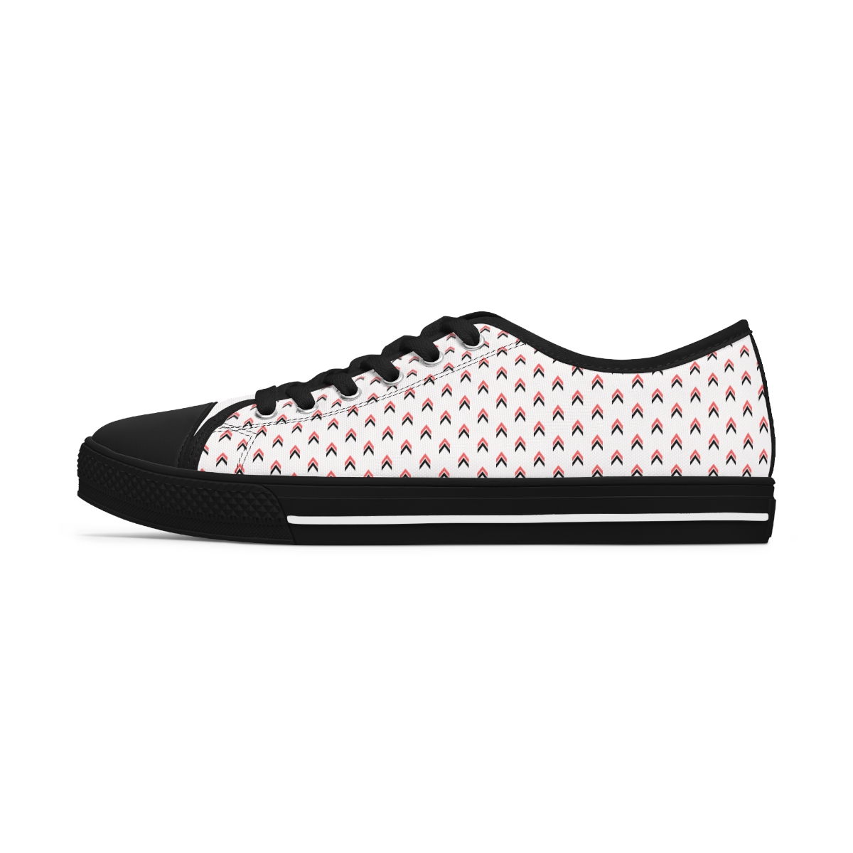 Women's Low Top Sneakers - red logo product thumbnail image