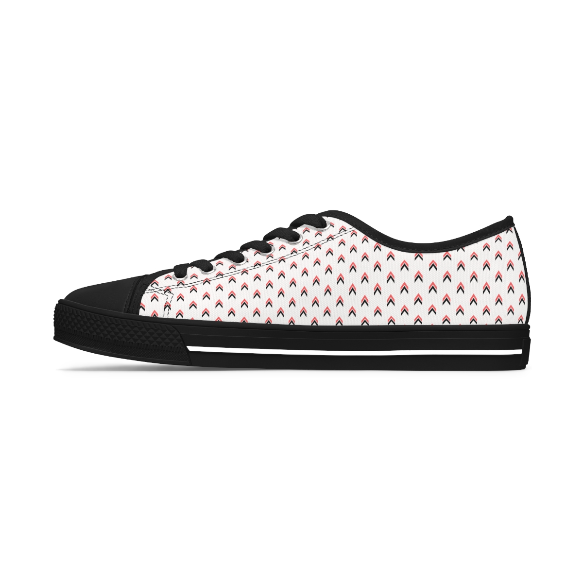 Women's Low Top Sneakers - red logo product thumbnail image