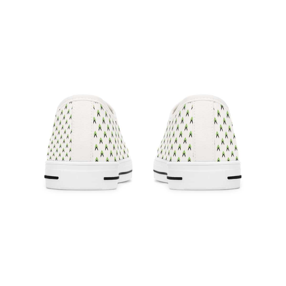 Women's Low Top Sneakers - green logo product thumbnail image