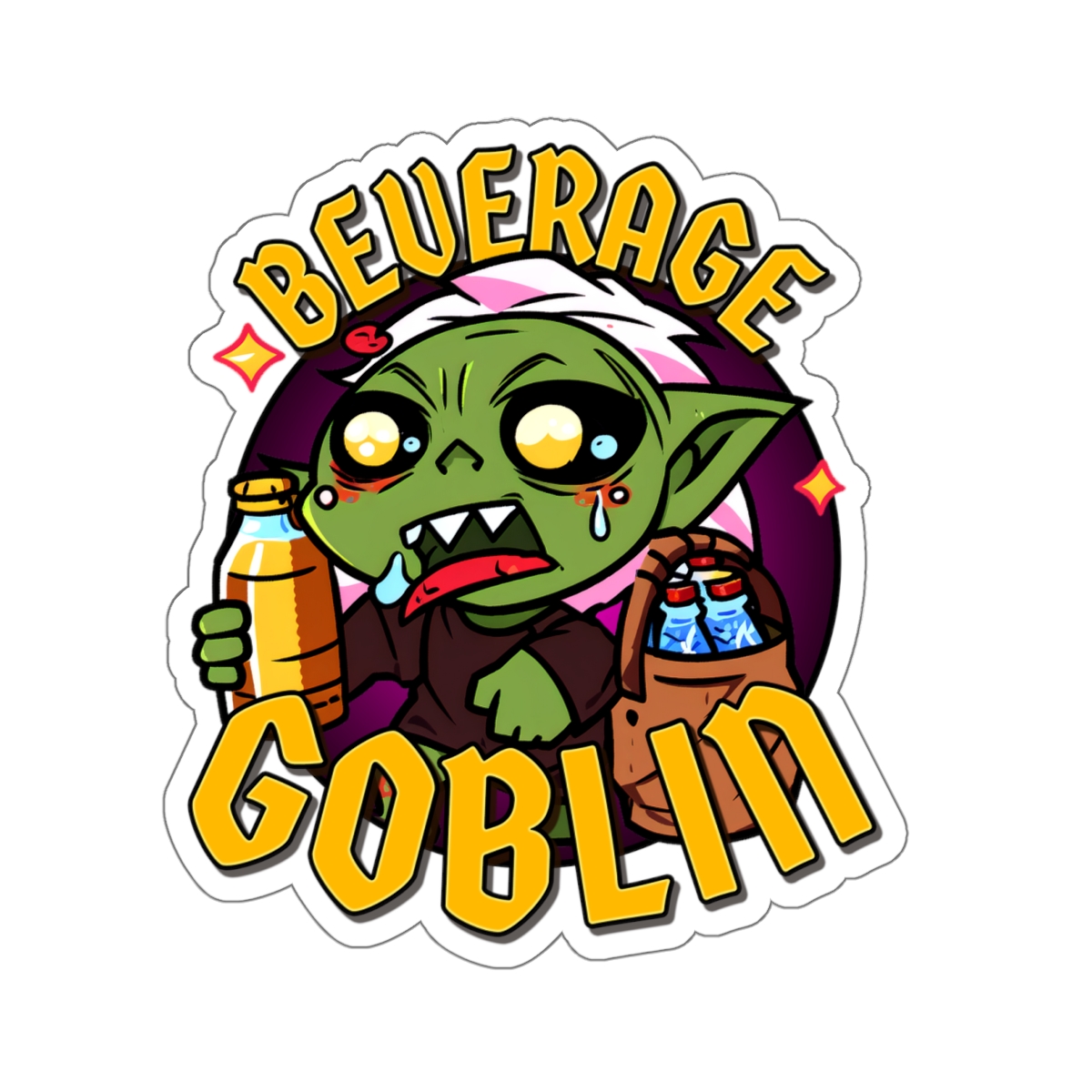Beverage Goblin - Kiss-Cut Stickers product thumbnail image