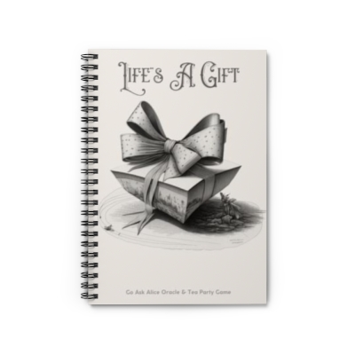 Life's A Gift - Gratitude Journal: Spiral Notebook - Ruled Line