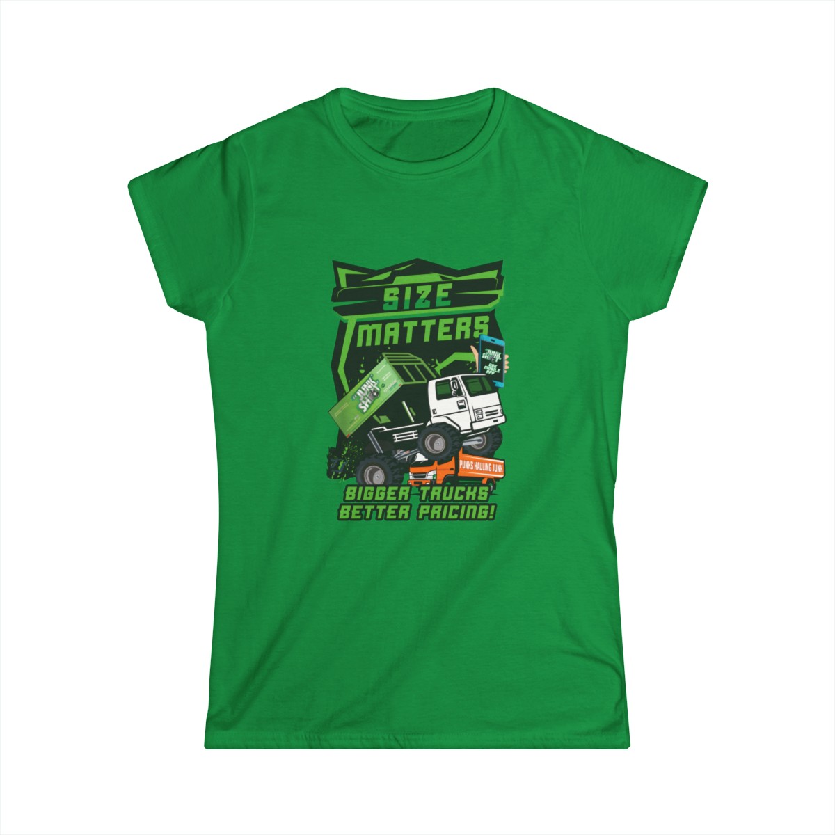 "Size Matters" Women's Softstyle Tee product thumbnail image