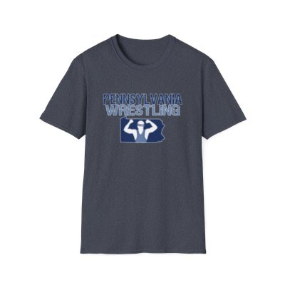 "Pennsylvania Wrestling" t-shirt (blue logo)