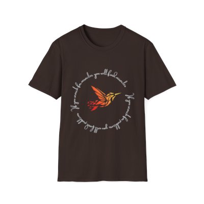 If you search for miracles you will find miracles, flying bird. Adult T-shirt