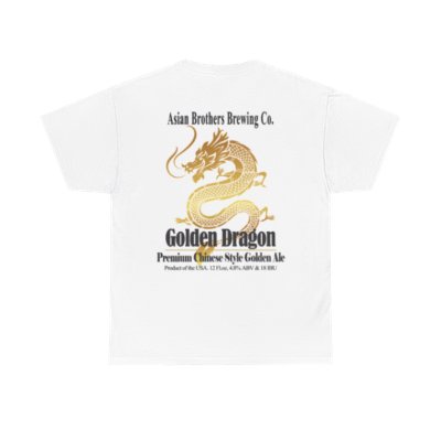 Golden Dragon Beer - Unisex Heavy Cotton Tee