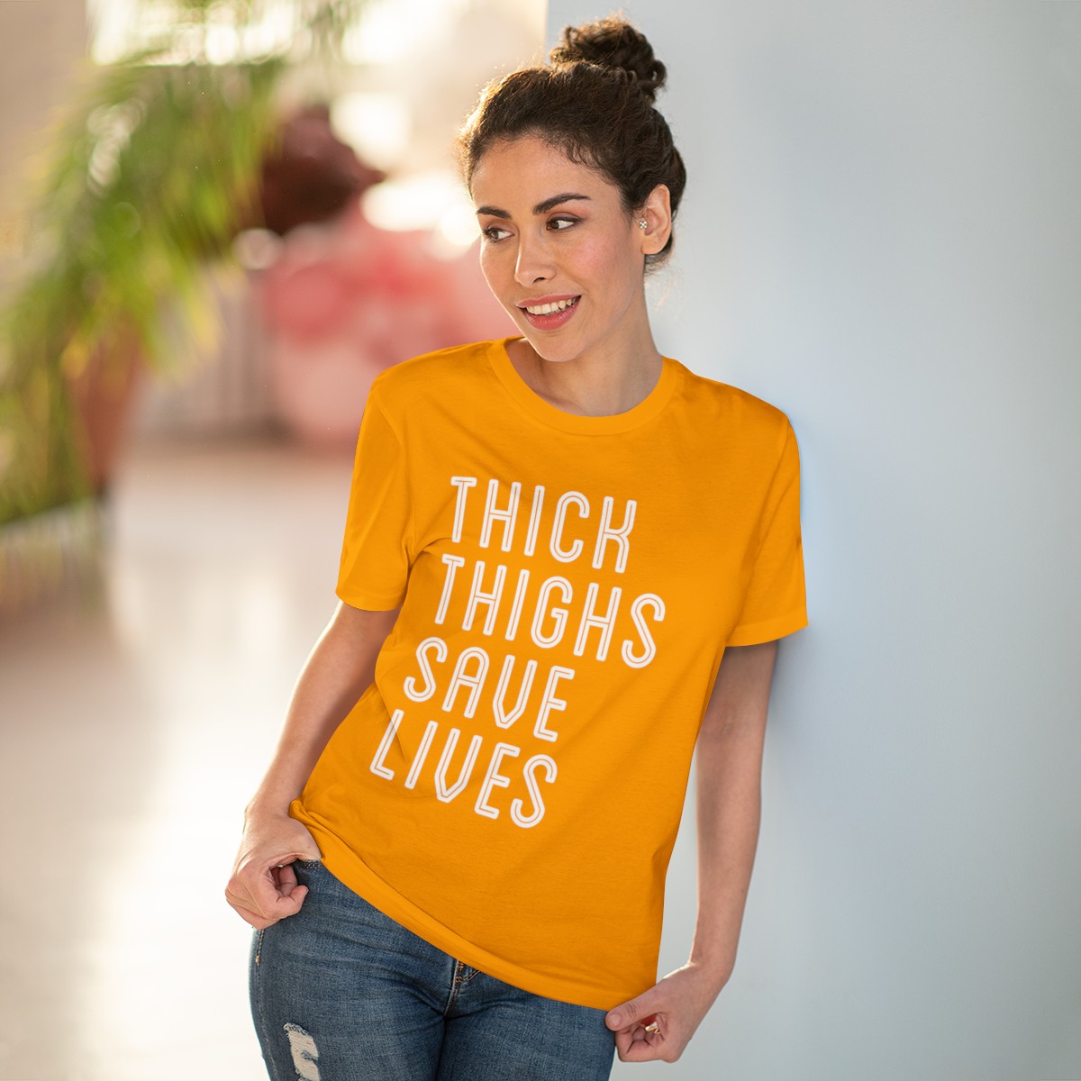 Thick Thighs Save Lives T-shirt - Unisex product thumbnail image