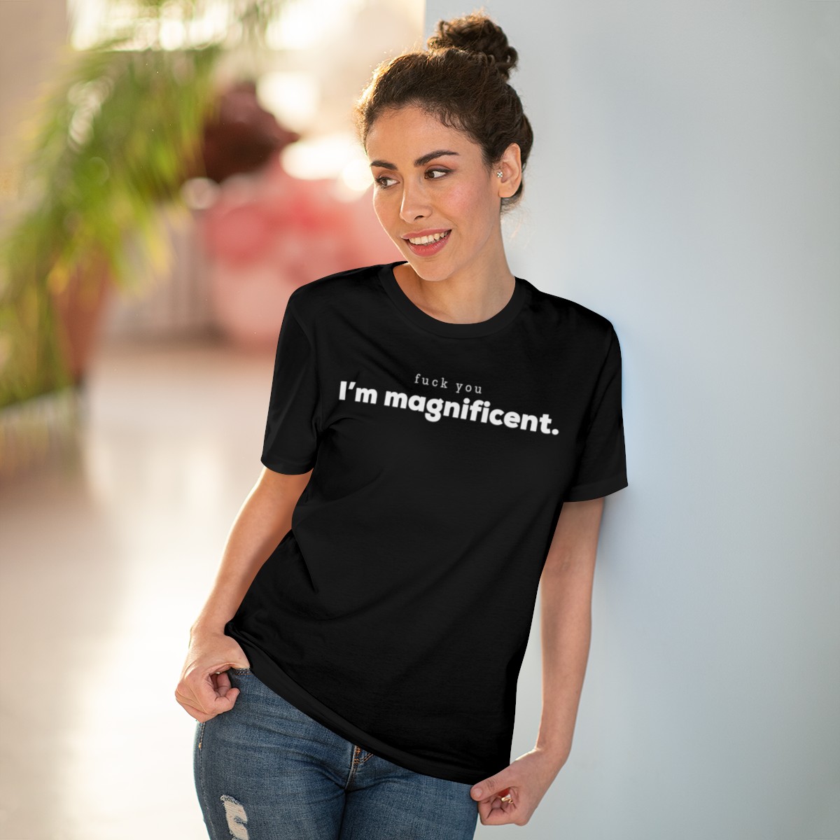 Fuck you / I'm magnificent T-shirt - Unisex product thumbnail image