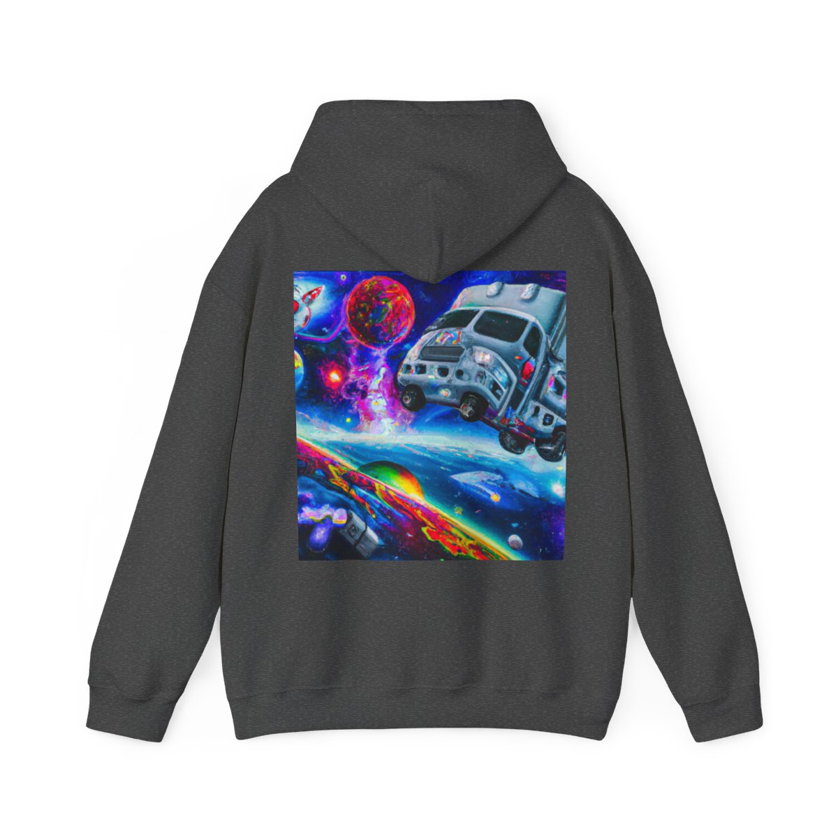 Galactic Odyssey Cyber Truck INSPIRED HOODIE product thumbnail image