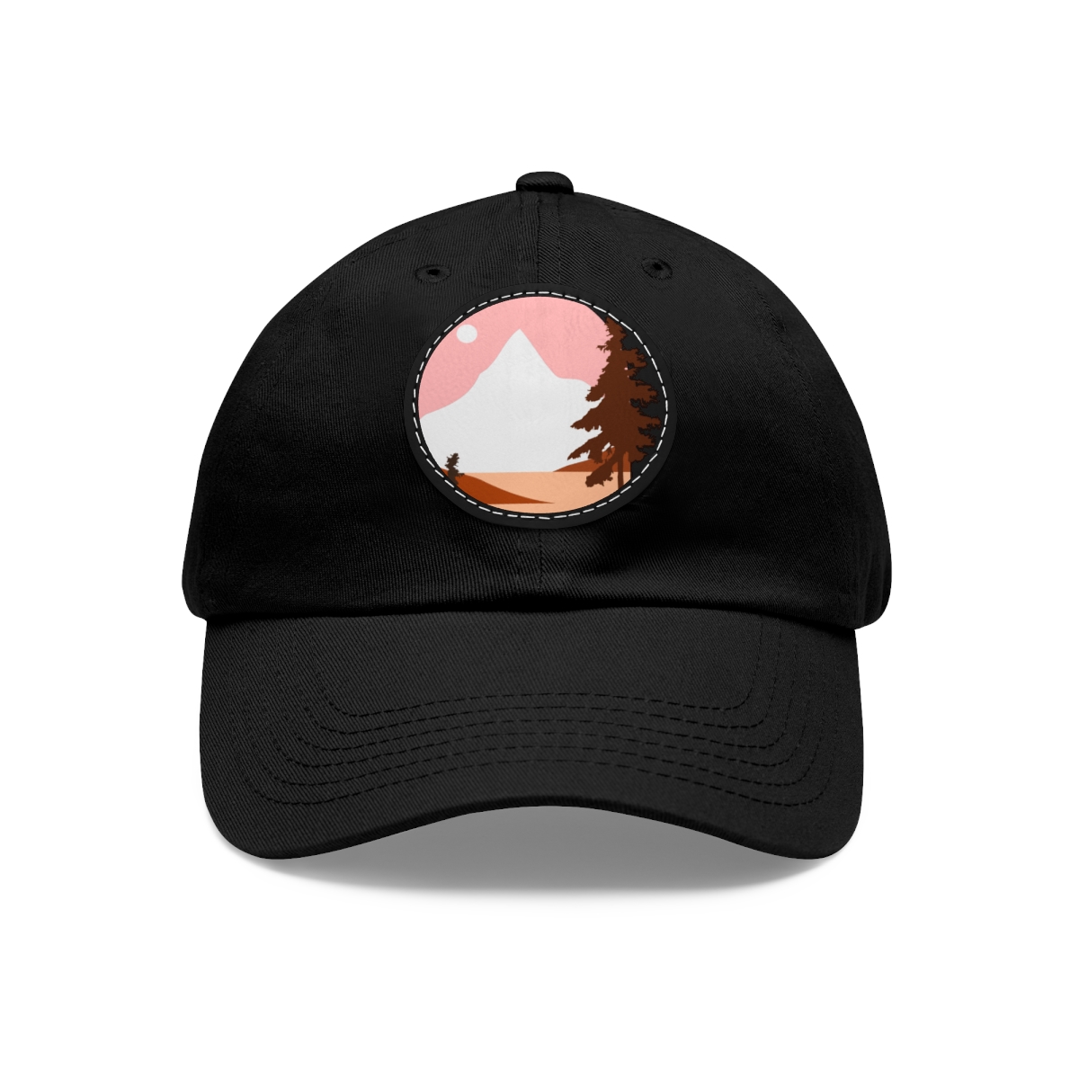 Chill Vibes Leather Patch Hat product main image