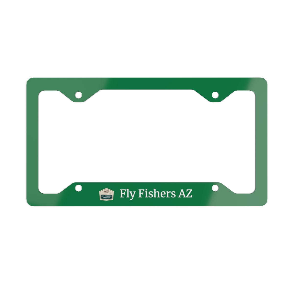 Fly Fishers Arizona Metal License Plate Frame product main image