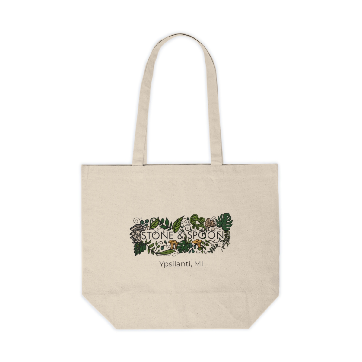 Stone & Spoon "Ypsi" Canvas Shopping Tote product main image