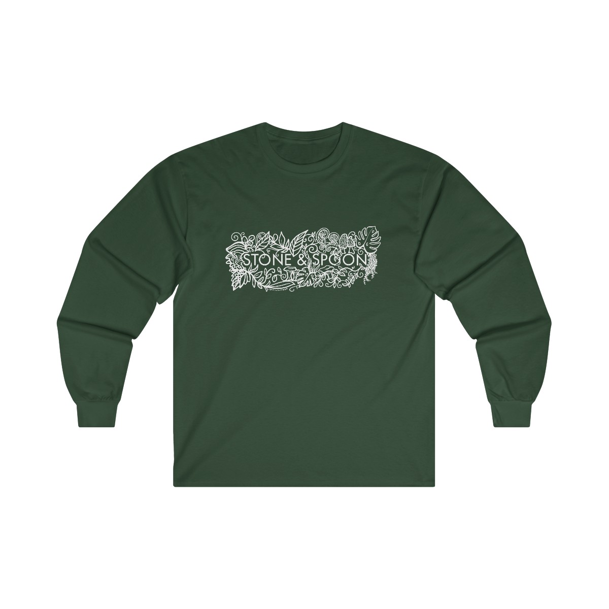 Stone & Spoon Forest Green Ultra Cotton Long Sleeve Tee product thumbnail image