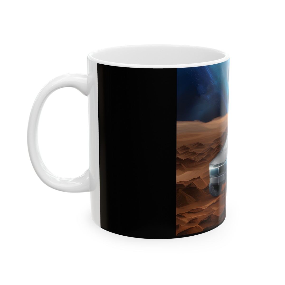 The Cybertruck on Mars coffee cup 11oz product thumbnail image