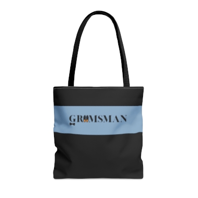 Groomsman Black Tote Bag | Gift for Groomsmen for Bachelor Party or Wedding Celebration