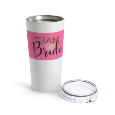 Team Bride 20oz Vacuum-Insulated Tumbler | Gift for the Bridesmaids for Bachelorette Party or Wedding 