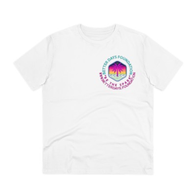 Eco Friendly Smaller Logo Women's, Girls Organic Creator T-shirt 