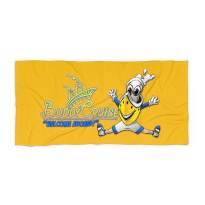 BUDDY CRUISE Sunny Yellow Beach Towel 30X60