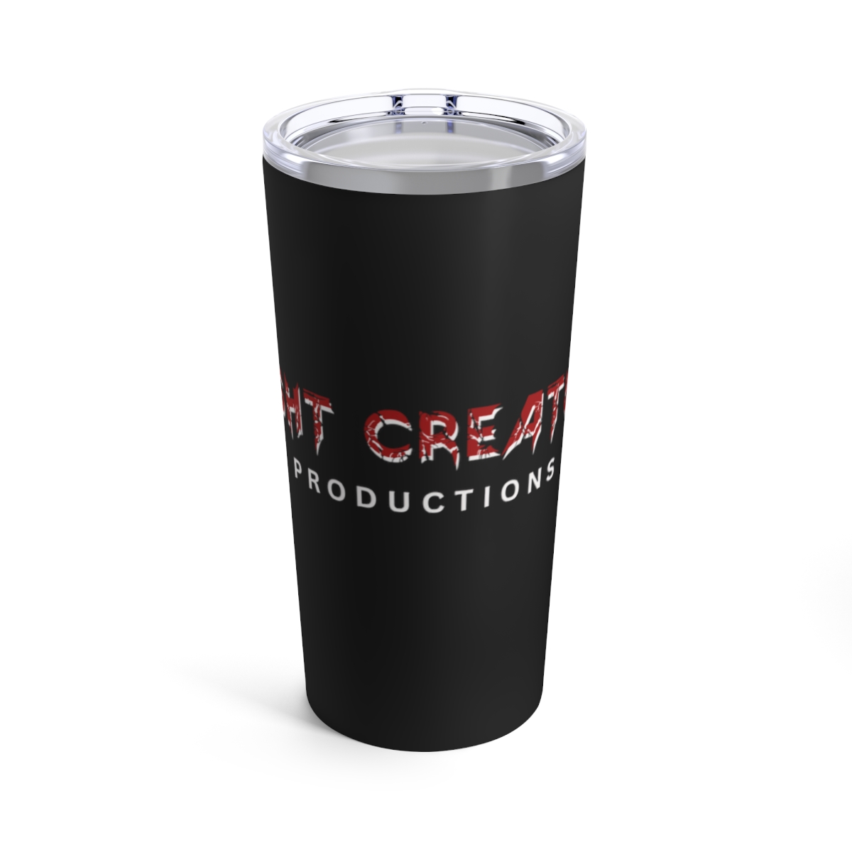 Night Creature Productions logo Tumbler 20oz - Black product thumbnail image
