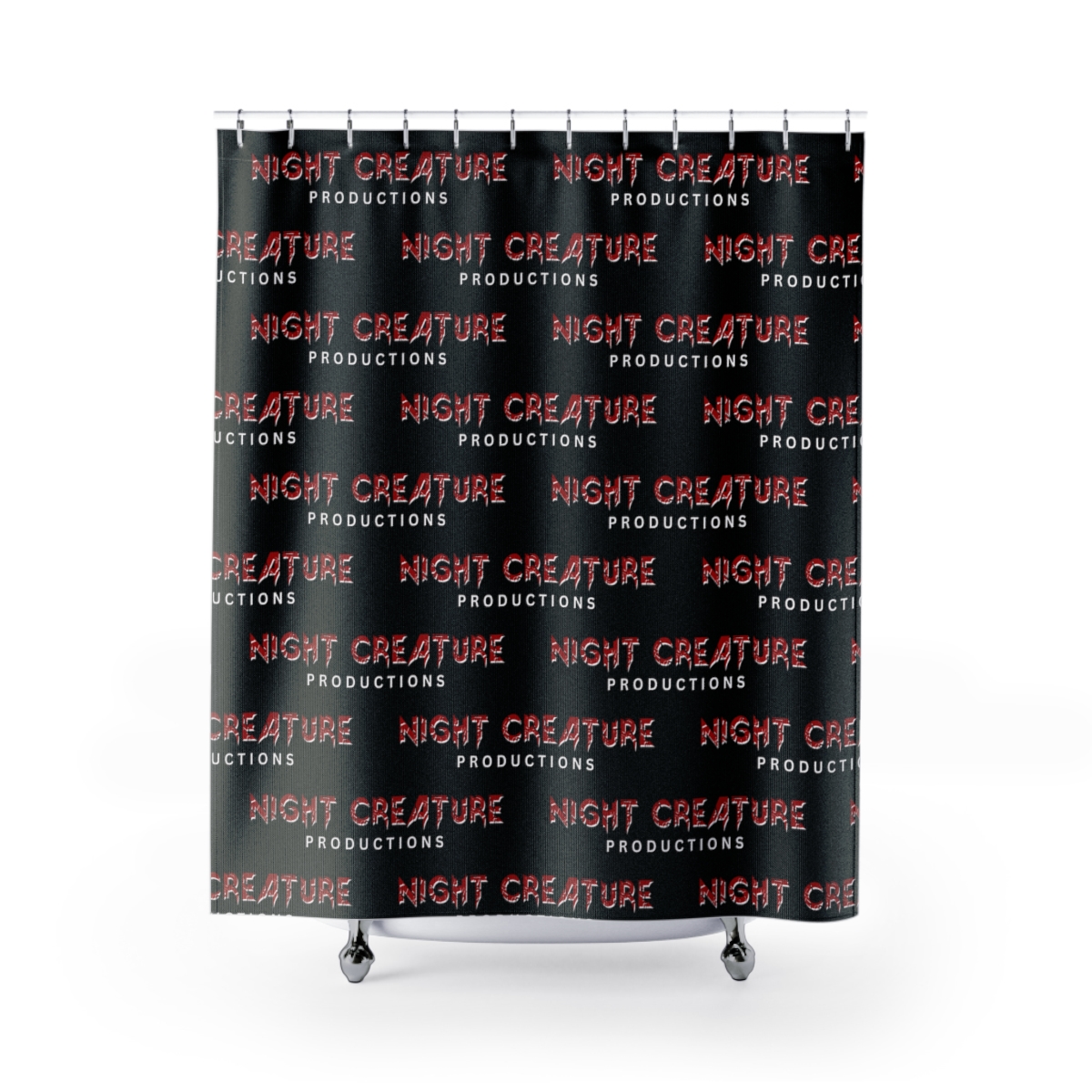 Night Creature Productions Logo Shower Curtains product thumbnail image