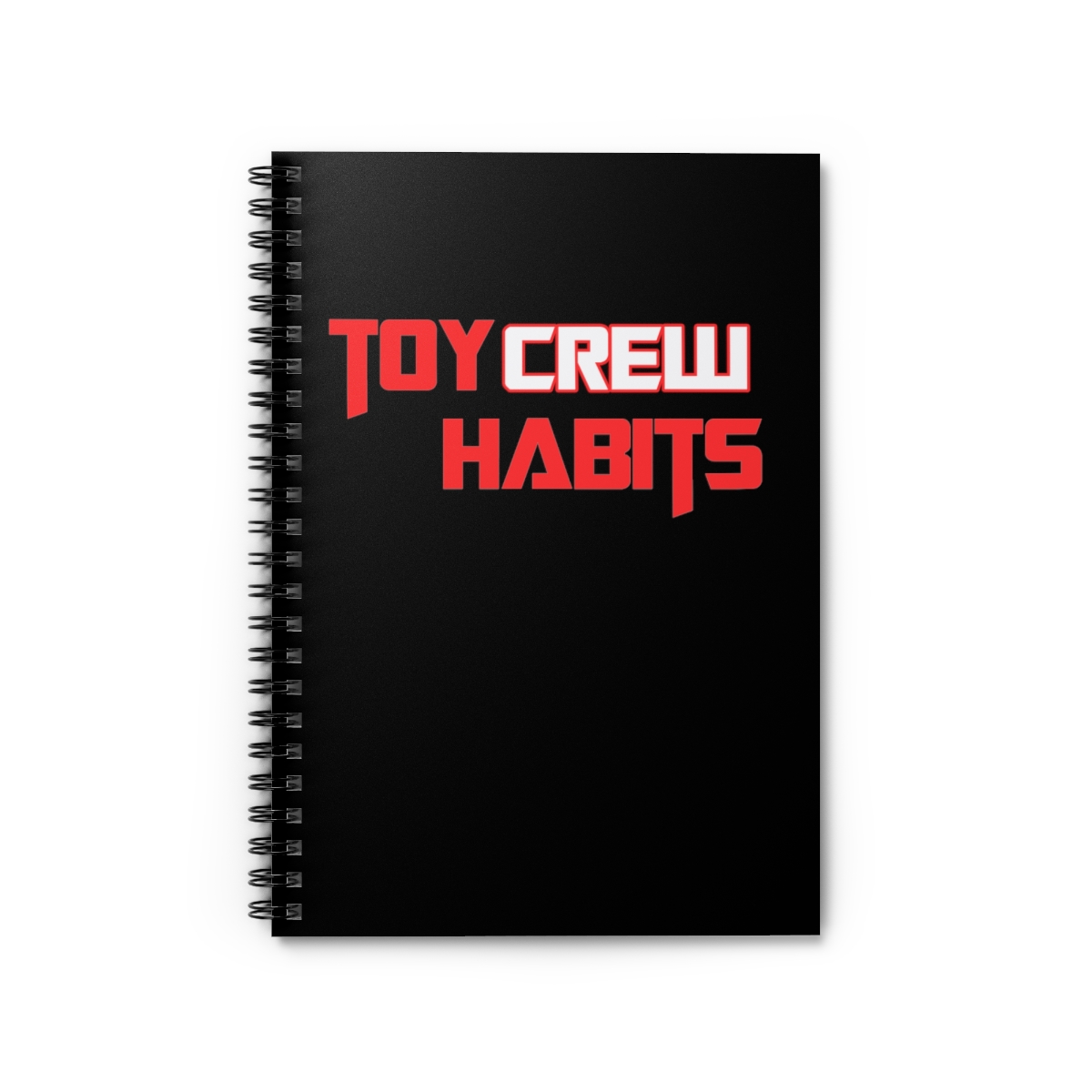 Toy Habits Crew Spiral Notebook - Ruled Line product main image