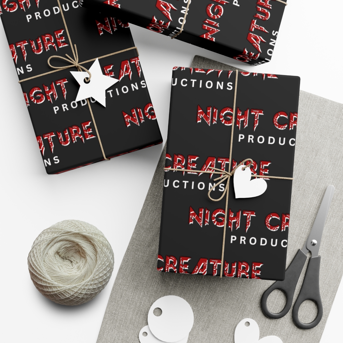 Night Creature Productions logo Gift Wrap Papers product thumbnail image