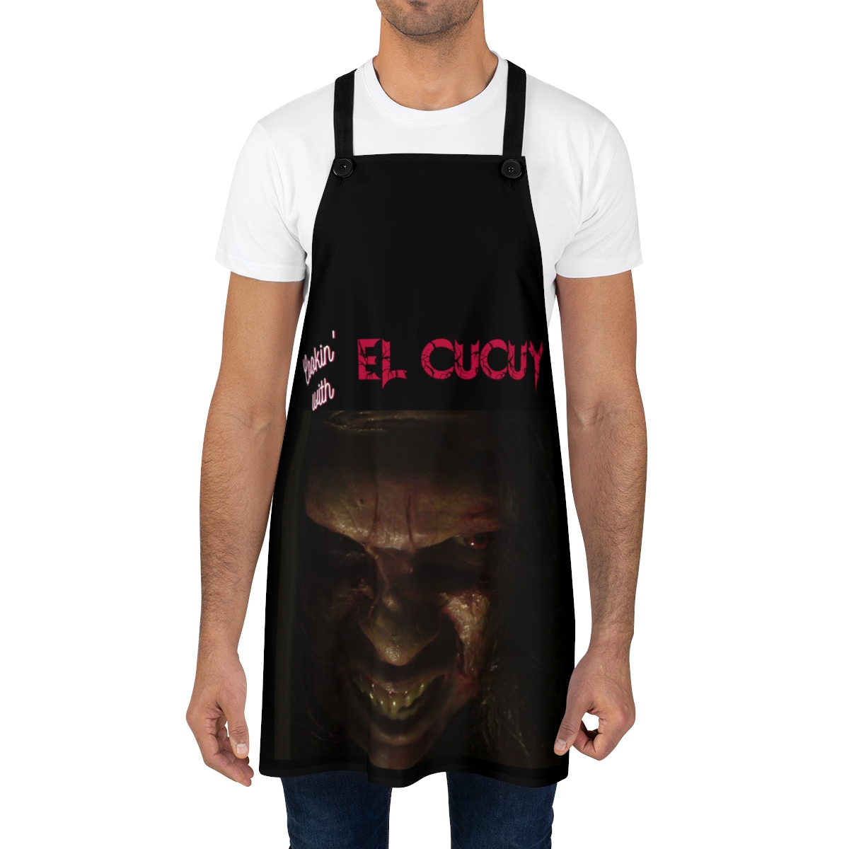Cookin' with El Cucuy Apron (AOP) product thumbnail image